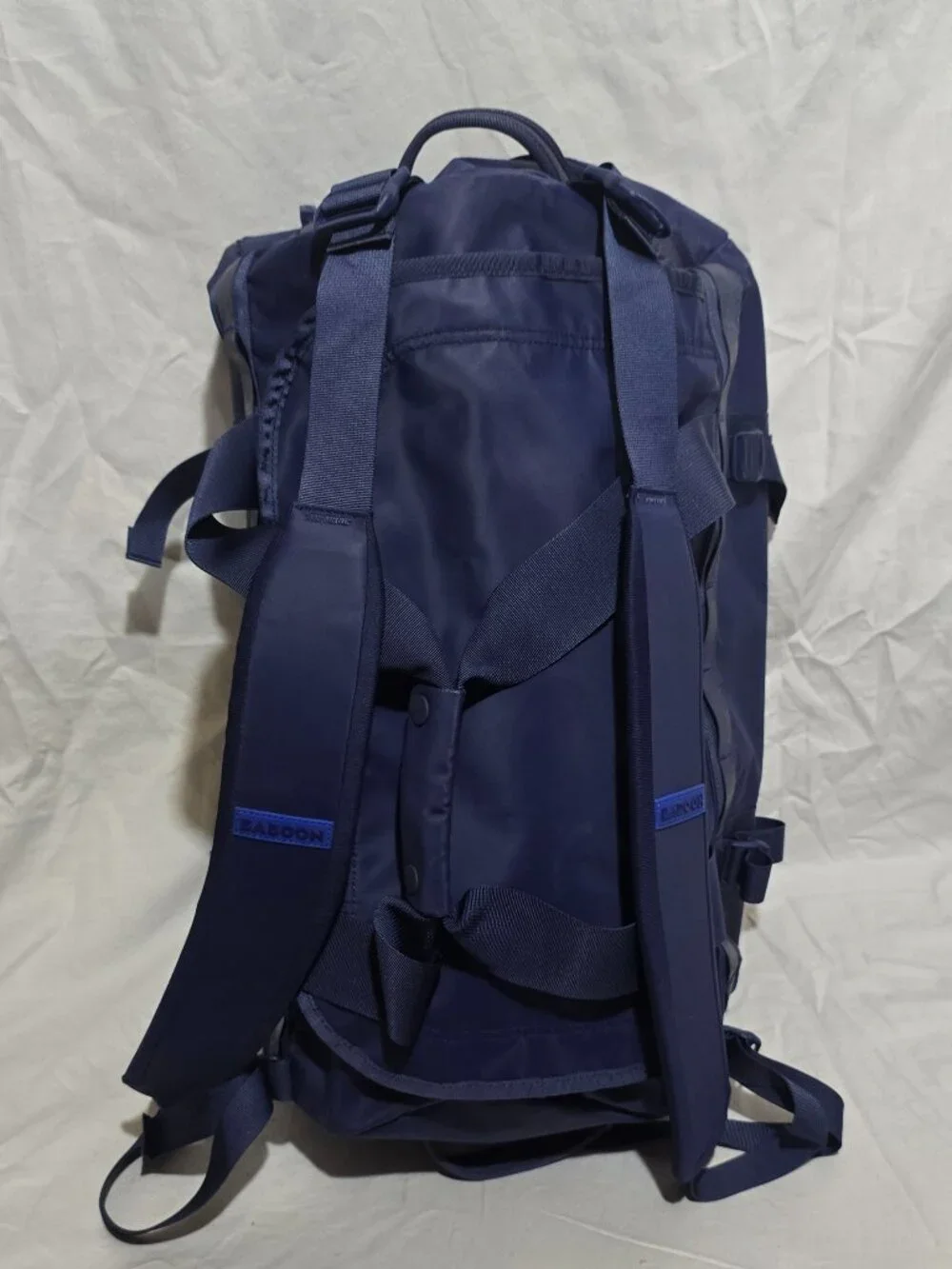 Baboon to the Moon Go Bag 40L Duffle Backpack - Blue